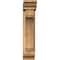 Ekena Millwork Legacy Traditional Smooth Bracket w/ Offset Brace, Western Red Cedar, 5 1/2"W x 18"D x 26"H BKT0604X18X26LEC01SWR - alternate 3